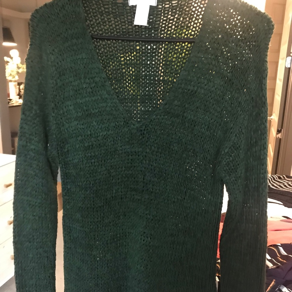 Green sweater